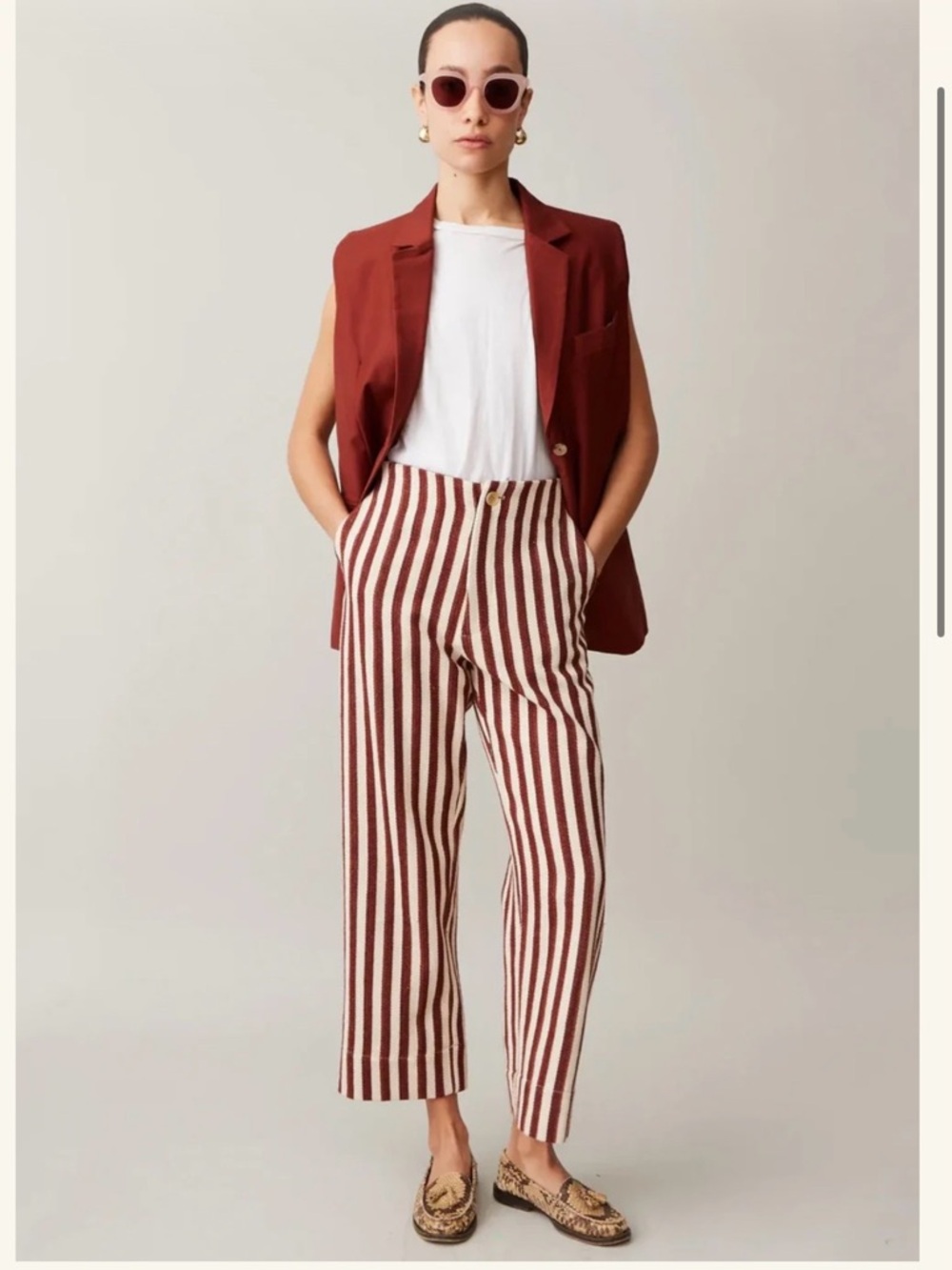 ISO Dexter Pant, Auburn Stripe